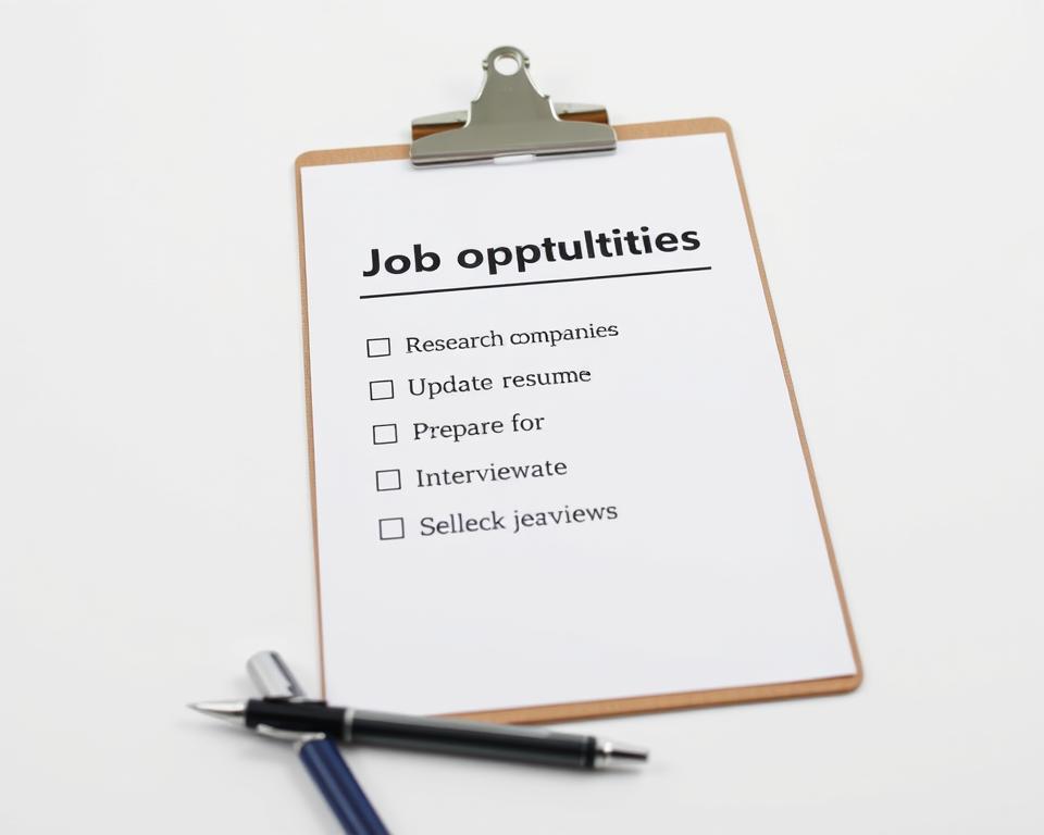 Job Opportunities Checklist: Practical Steps to Apply Today