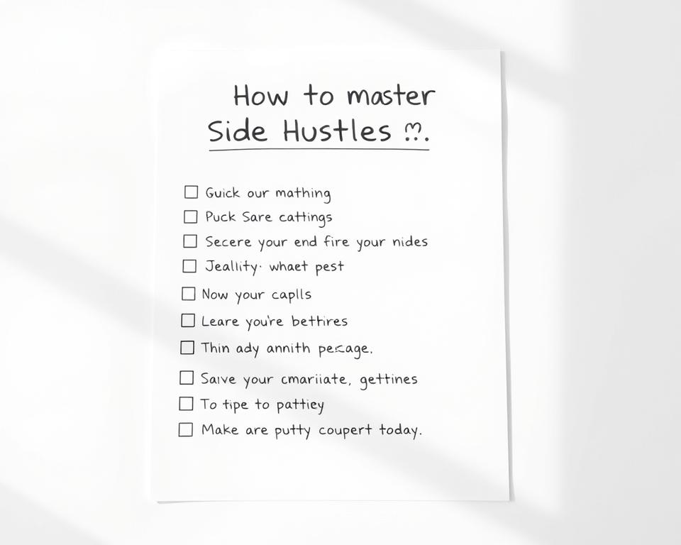 How to master Side Hustles in 2025